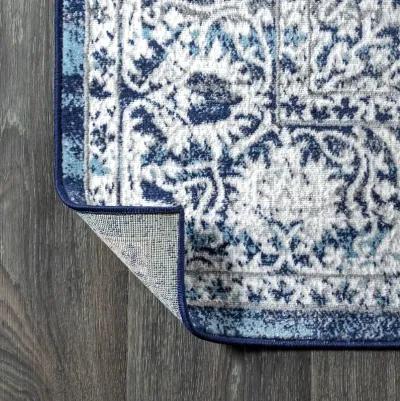 Modern Persian Vintage Medallion Area Rug