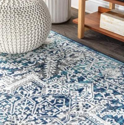 Modern Persian Vintage Medallion Area Rug