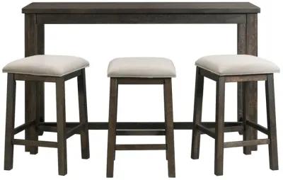 Stanford Bar Table + 3 Stools