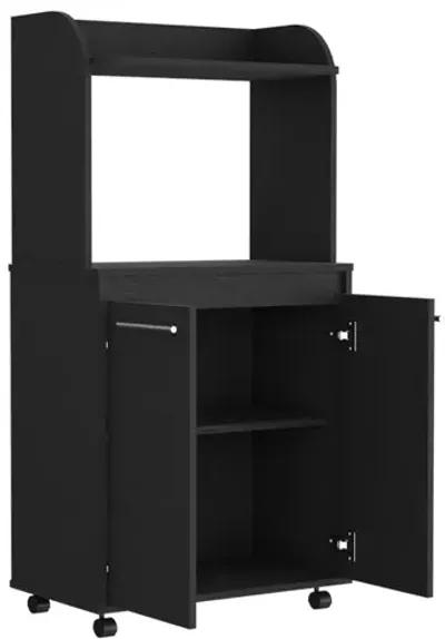 Kitchen Cart Totti, Kitchen, Black