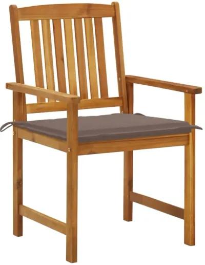 vidaXL Garden Chairs with Cushions 8 pcs Solid Acacia Wood