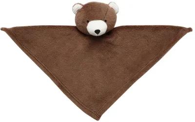 Lambs & Ivy Brown Bear Soft Baby/Child/Toddler Plush Lovey Security Blanket