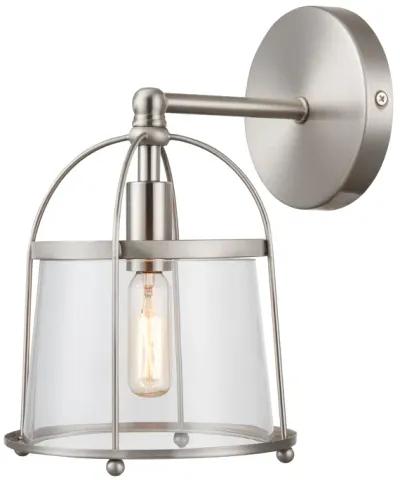 Merrick 10'' Silver High 1-Light Sconce