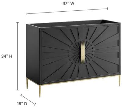 Awaken 48" Double or Single Sink Compatible (Not Included) Bathroom Vanity Cabinet