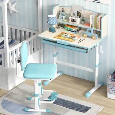 Hivvago Height Adjustable Kids Study Desk with Tilt Desktop