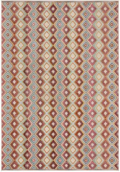 Bequest Manor Multicolor 3' x 8' Runner Rug