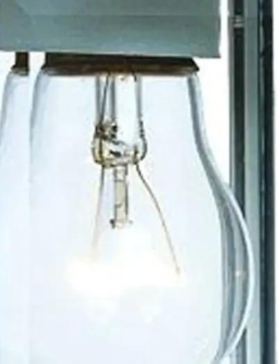 Homezia White Hanging Glass Lantern Wall Light