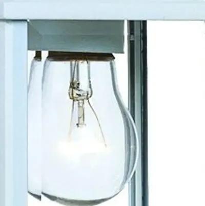 Homezia White Hanging Glass Lantern Wall Light