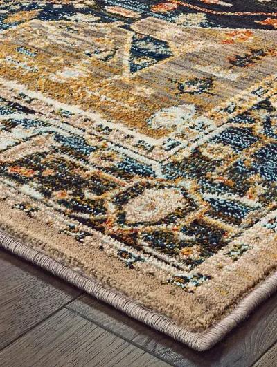 Sedona 3'10" x 5'5" Blue Rug