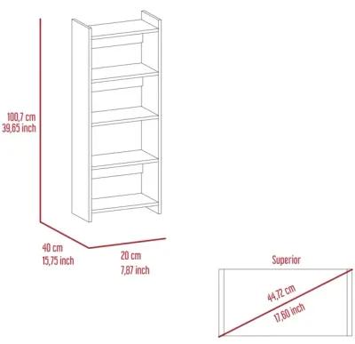 Nottingham 2-Piece 7-Shelf 1-Drawer Home Office Set Black Wengue