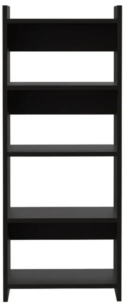 Nottingham 2-Piece 7-Shelf 1-Drawer Home Office Set Black Wengue