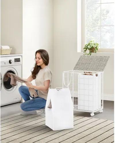 29.1-Gallon Laundry Hamper with Wheels