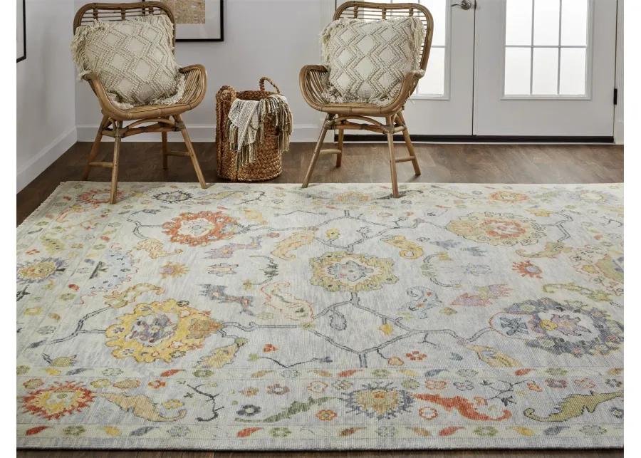 Karina 6793F Gray/Yellow/Red 2' x 3' Rug