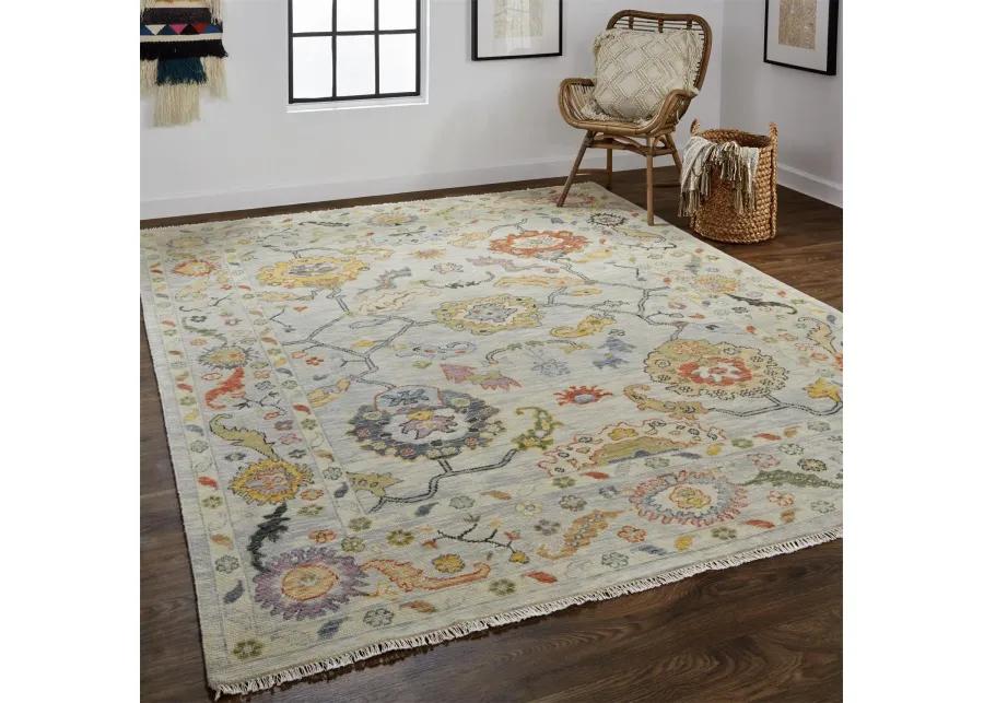 Karina 6793F Gray/Yellow/Red 2' x 3' Rug