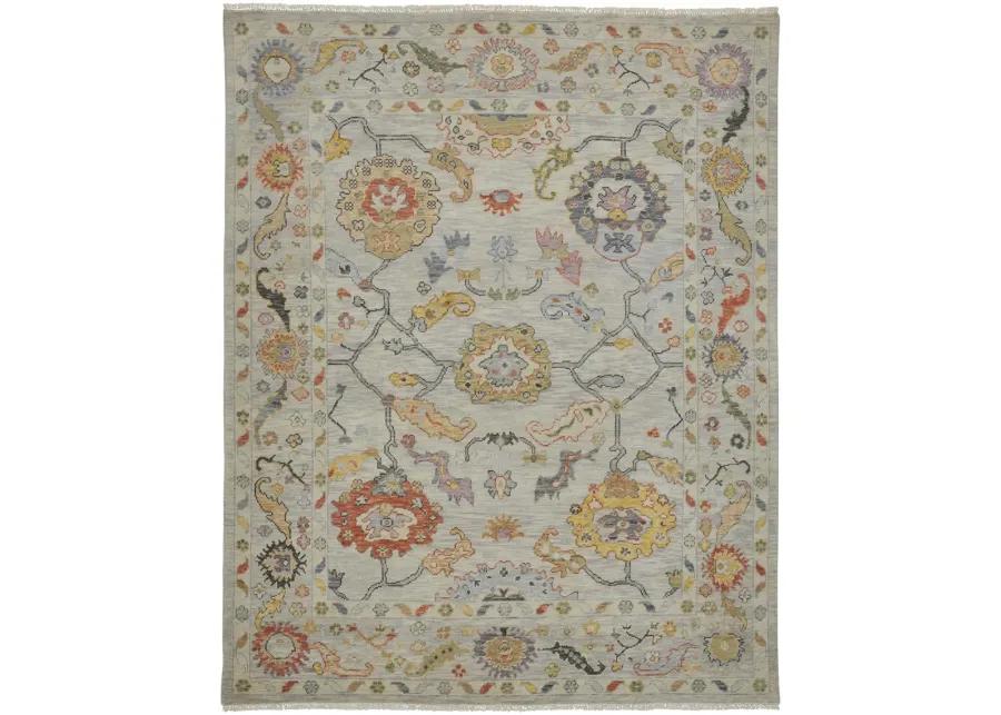 Karina 6793F Gray/Yellow/Red 2' x 3' Rug