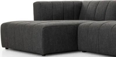 Langham Channeled 5-Piece Laf Chaise Sectional