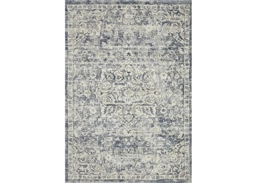 Theory THY02 Ivory/Blue 3'7" x 5'7" Rug