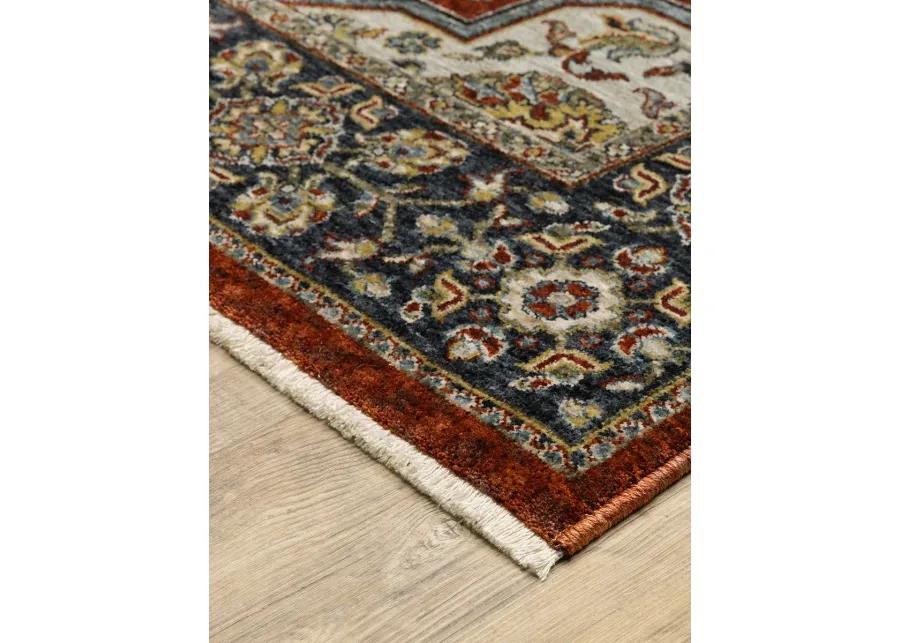 Aberdeen 5'3" x 7'6" Red Rug