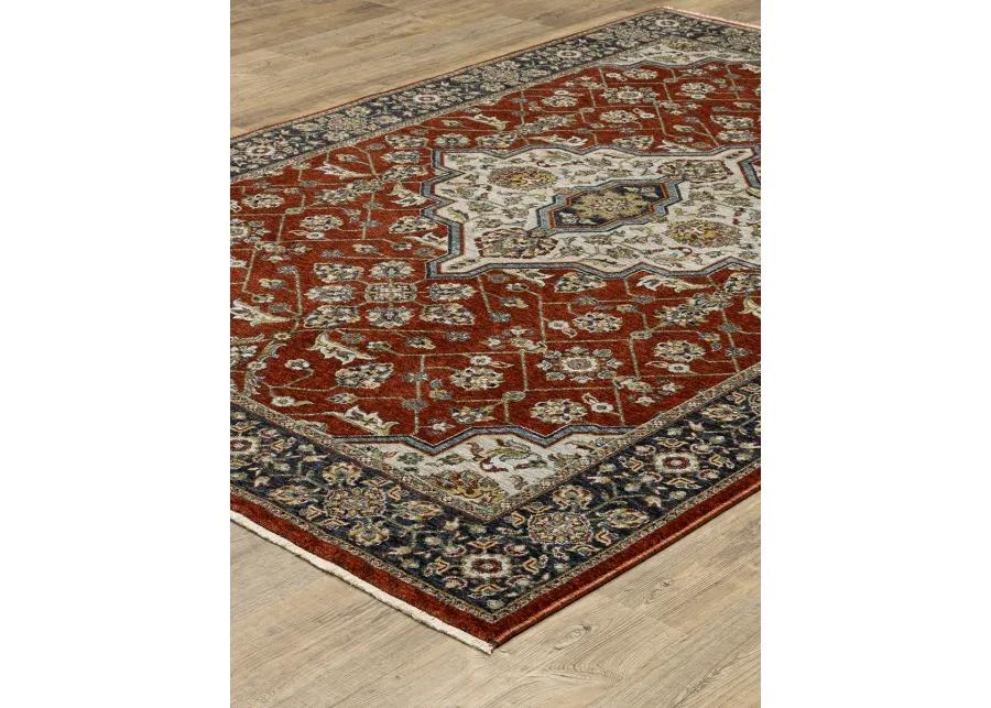 Aberdeen 5'3" x 7'6" Red Rug