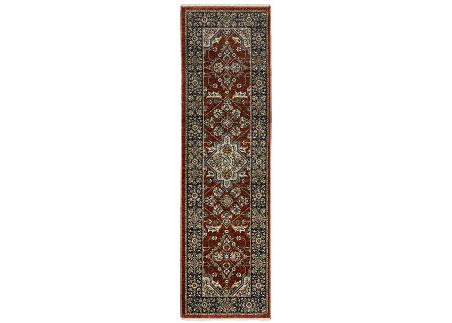 Aberdeen 5'3" x 7'6" Red Rug