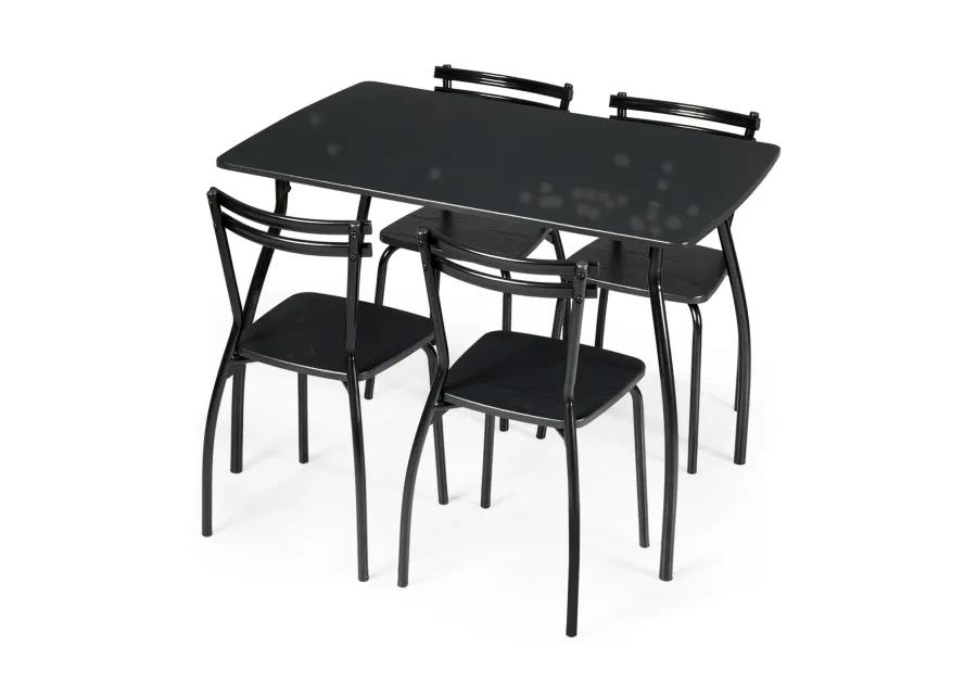 5 Pieces Dining Table Set with 4 Chairs