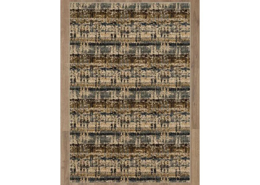 Expressions by Scott Living Kaleidoscopic Denim 2' X 3' Rug