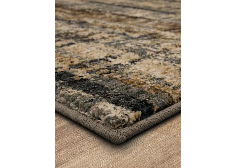 Expressions by Scott Living Kaleidoscopic Denim 2' X 3' Rug