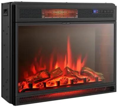 Hivvago 28 Inch Electric Freestanding and Recessed Fireplace with Remote