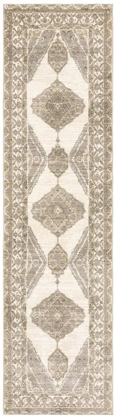 Andorra 2'3" x 8' Beige Rug