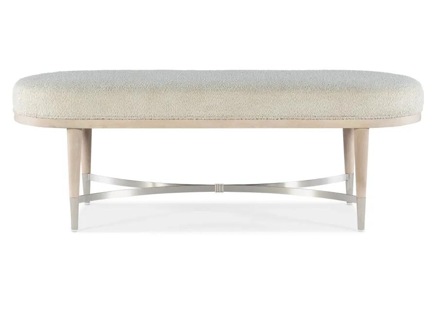 Nouveau Chic Upholstered Bench