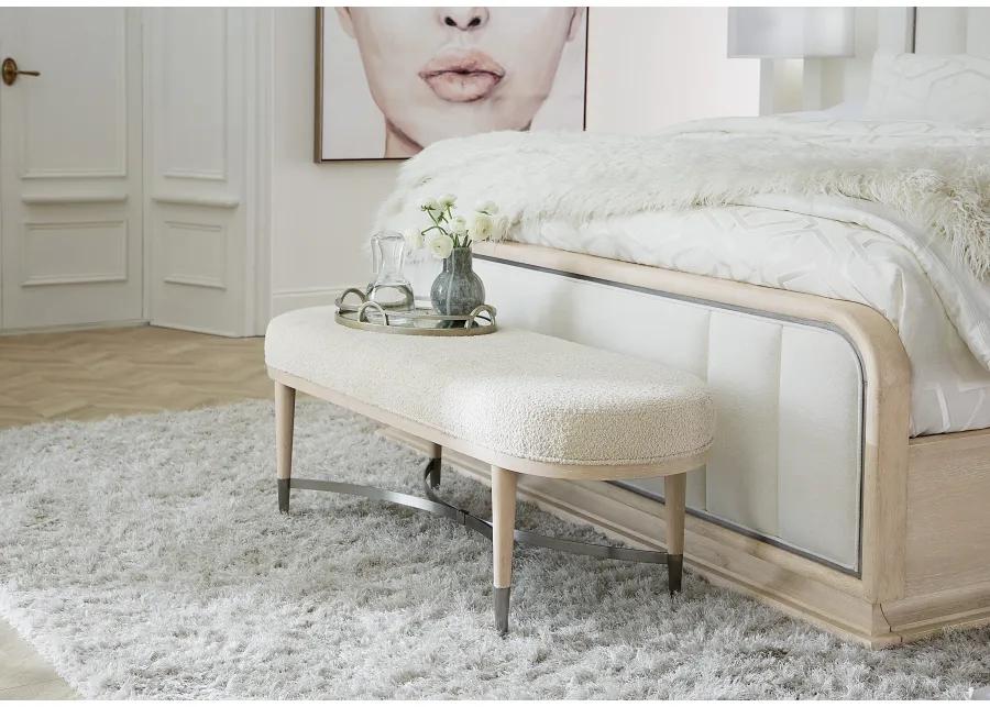 Nouveau Chic Upholstered Bench