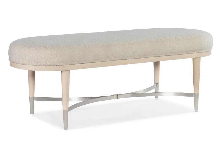 Nouveau Chic Upholstered Bench