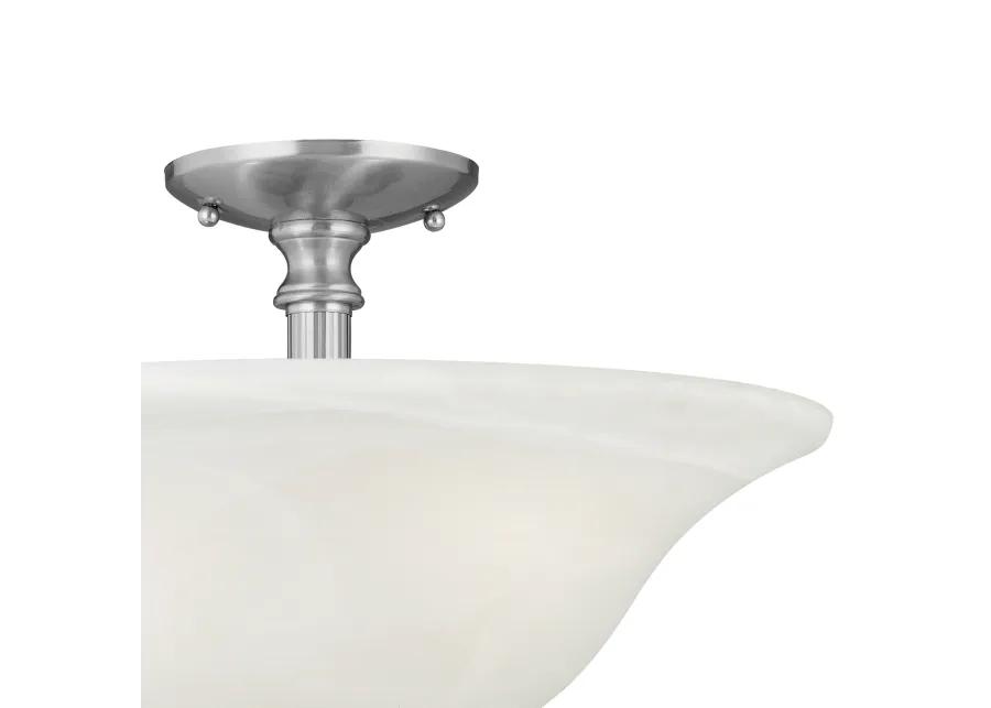 Riva 16'' Wide 3-Light Semi Flush Mount