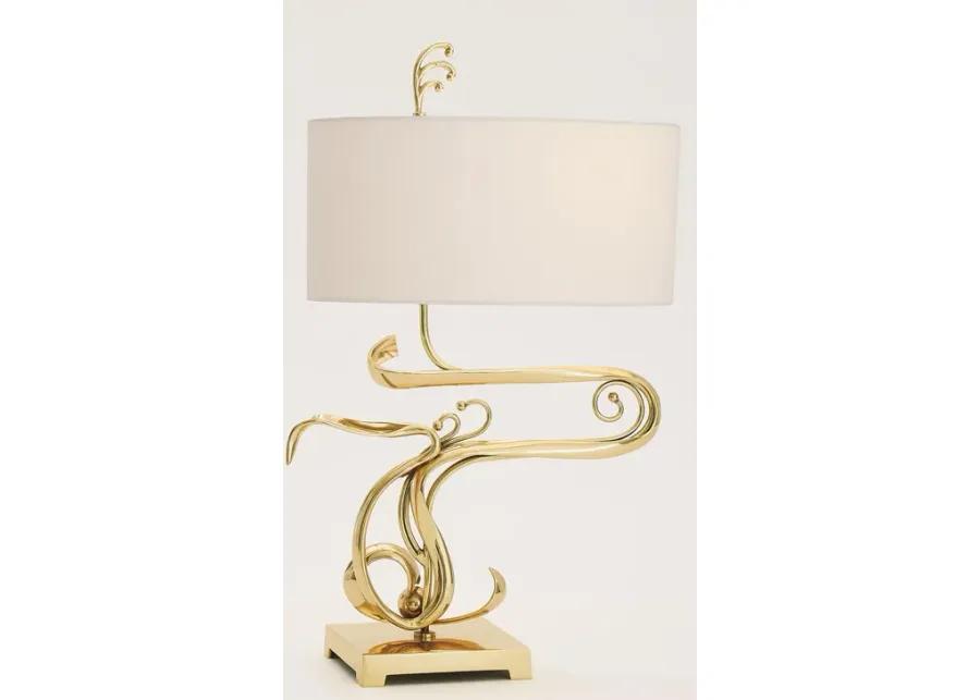 Fete Brass Table Lamp