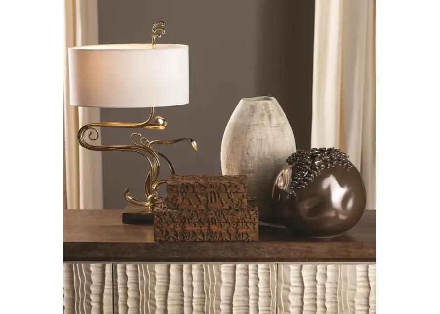 Fete Brass Table Lamp