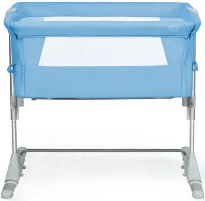 Hivago Travel Portable Baby Bed Side Sleeper  Bassinet Crib with Carrying Bag