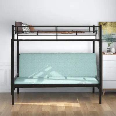 Merax Metal Black Bunk Bed