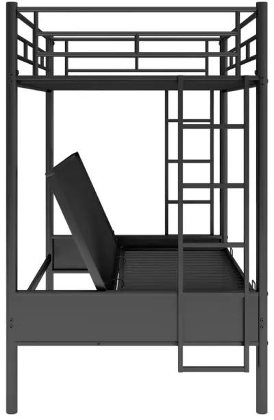 Merax Metal Black Bunk Bed