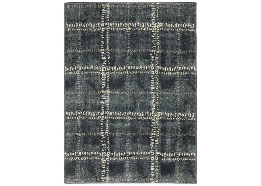 Carson 7'10" x 10' Blue Rug