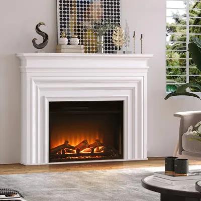 Jaxpety 23-Inch Electric Fireplace Black