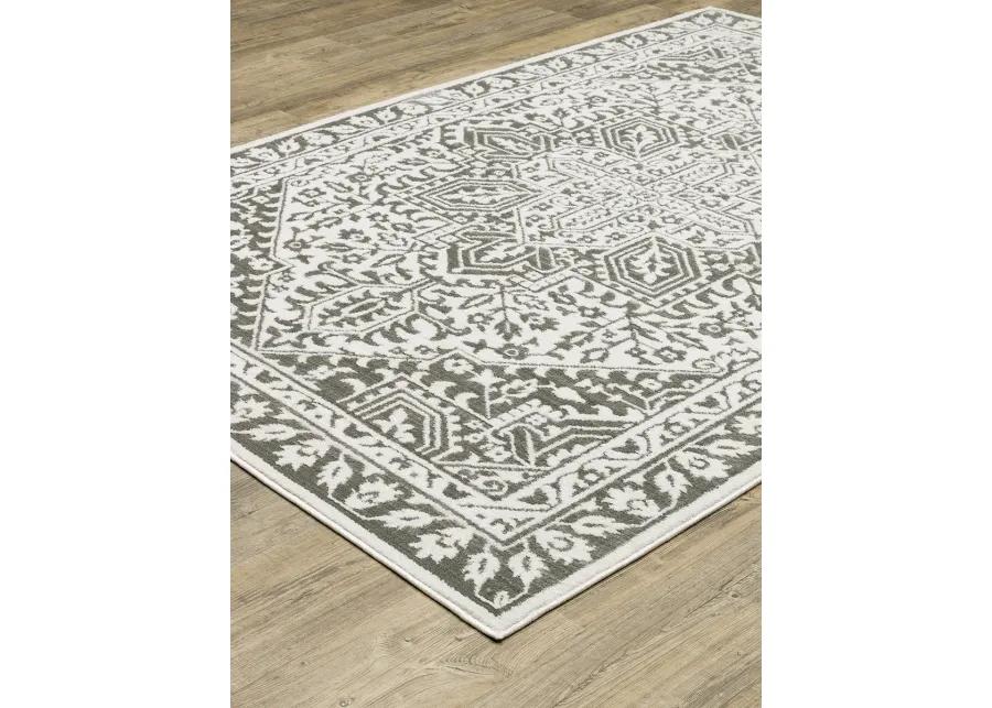 Montecito 5'3" x 7'6" Grey Rug