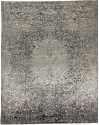 Sarrant 3964F Gray/Ivory/Tan 6'7" x 9'10" Rug