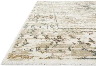 James JAE02 Ivory/Multi 5'3" x 7'8" Rug by Magnolia Home by Joanna Gaines