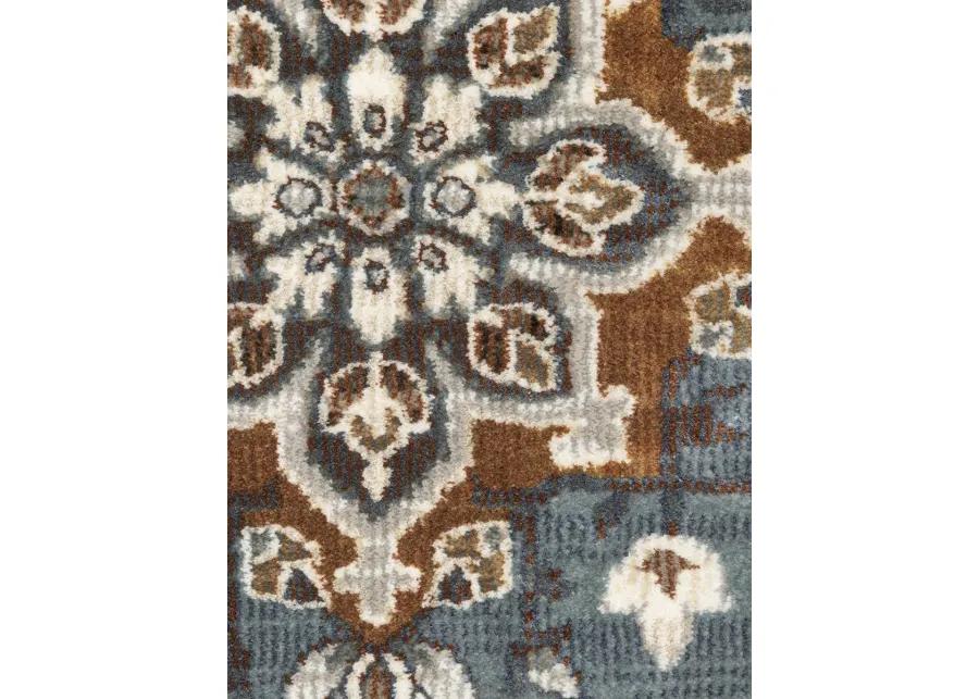 Ellington 6'7" x 9'6" Blue Rug