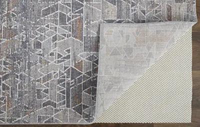 Francisco 39CZF Gray/Blue/Orange 6'7" x 9'4" Rug