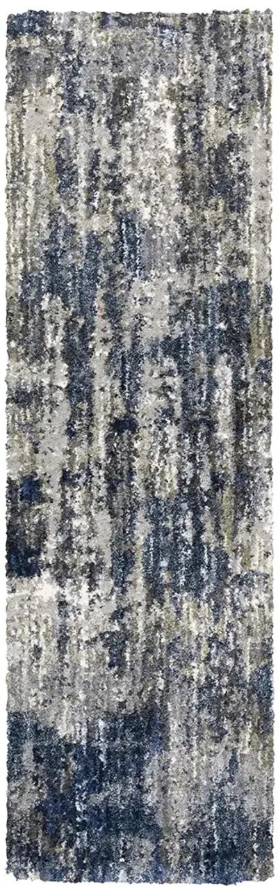 Aspen 2'3" x 7'6" Grey Rug