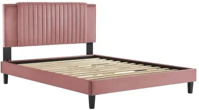 Modway - Zahra Channel Tufted Performance Velvet King Platform Bed