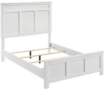 New Classic Furniture Furniture Andover Traditional Twin Size Wood Bed in White