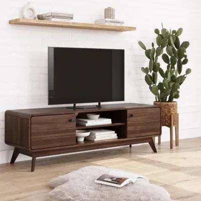 Leva Scandinavian 2 Door Rounded TV Stand