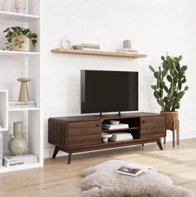 Leva Scandinavian 2 Door Rounded TV Stand